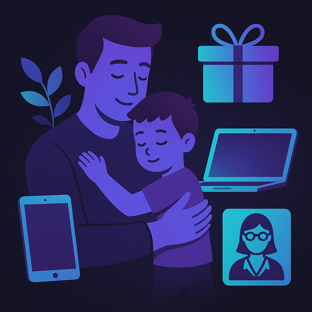 produtos digitais dia dos pais educadora